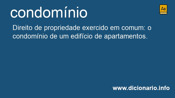 Significado de condomnio