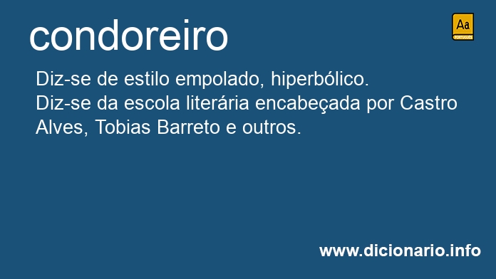 Significado de condoreiro