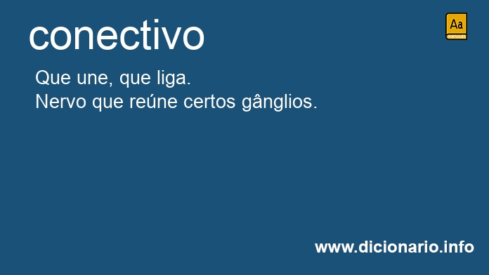 Significado de conectivo