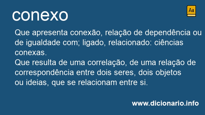 Significado de conexa