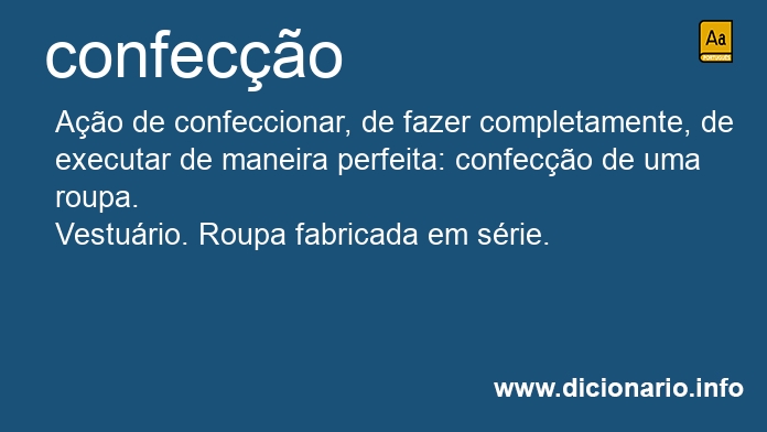 Significado de confeces