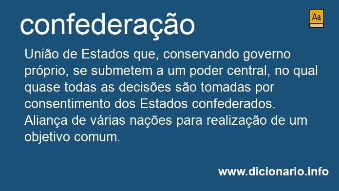 Significado de confederaos