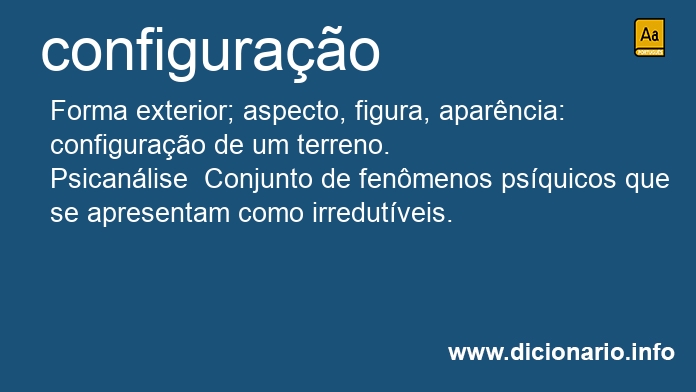 Significado de configuraes