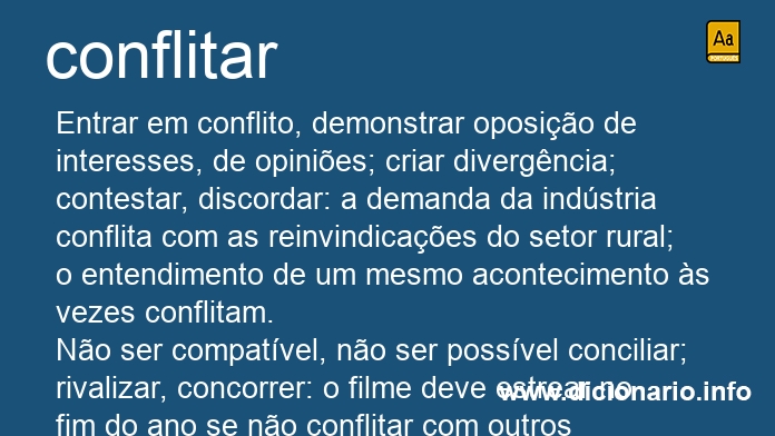 Significado de conflitavas