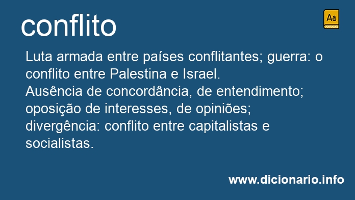 Significado de conflito