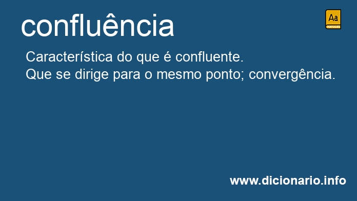 Significado de confluncias