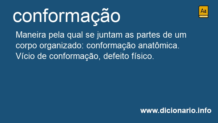 Significado de conformaes