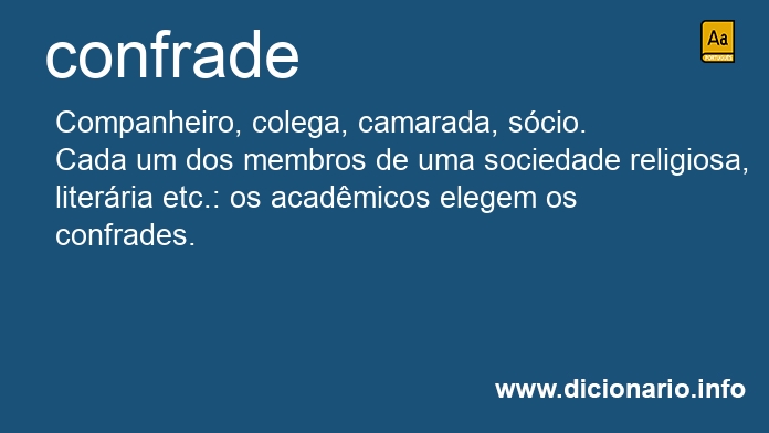 Significado de confrades
