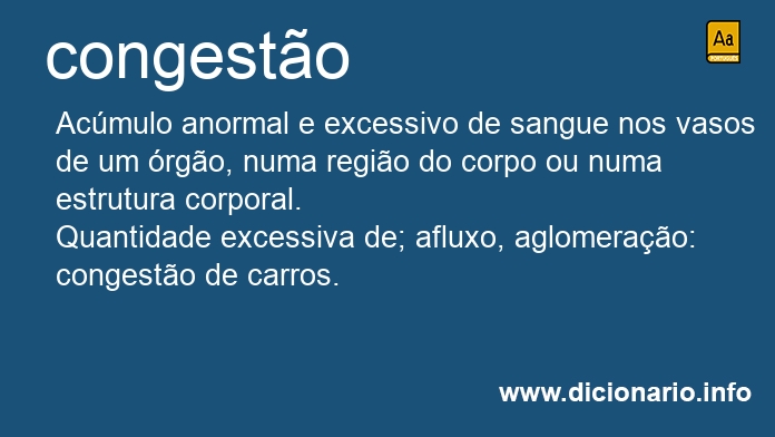 Significado de congestes