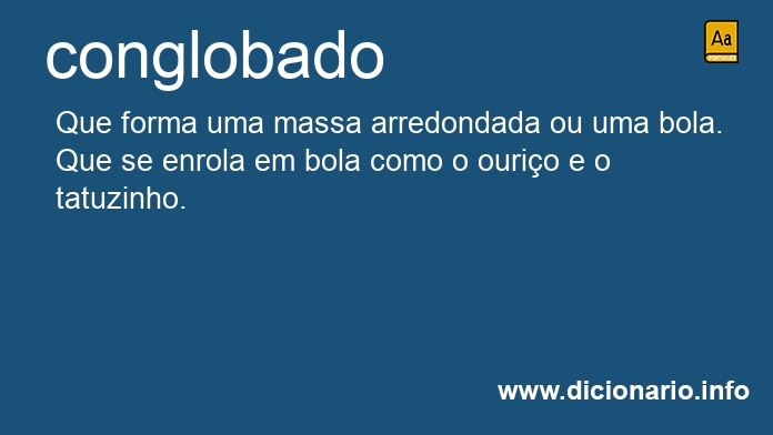 Significado de conglobado