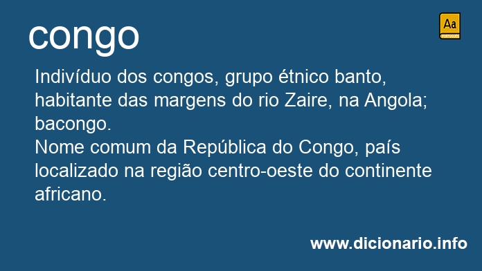 Significado de congos