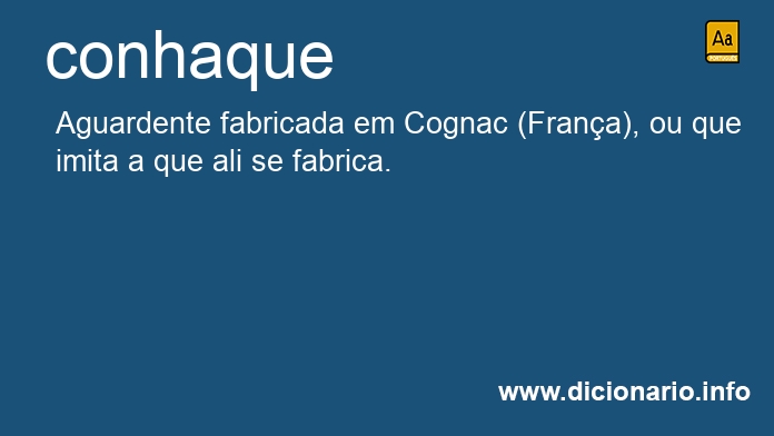 Significado de conhaque