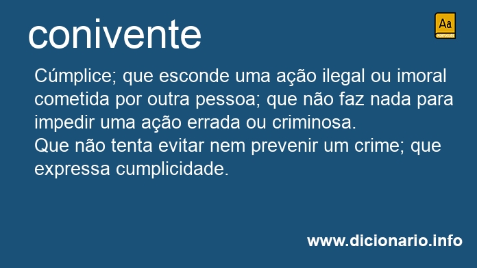 Significado de conivente