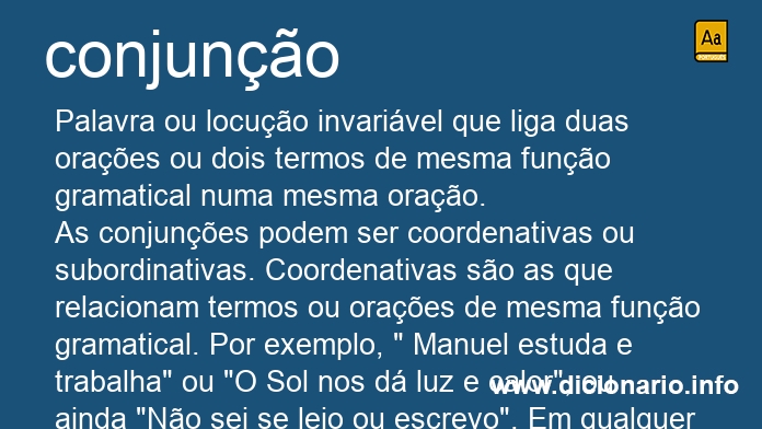 Significado de conjuno