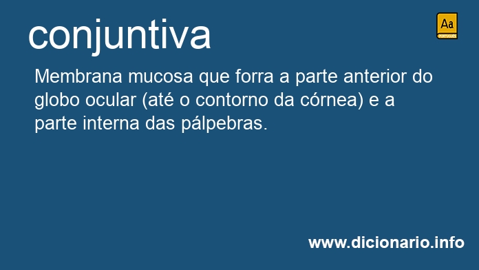 Significado de conjuntiva
