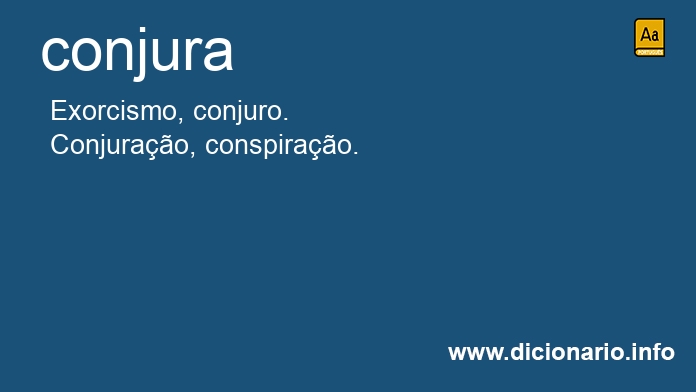 Significado de conjura