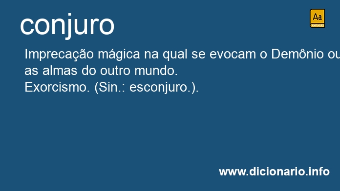 Significado de conjuro