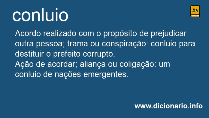 Significado de conluios