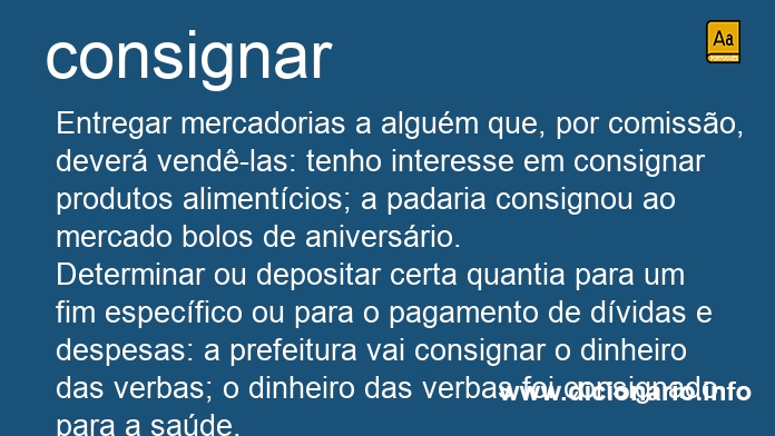 Significado de consigna