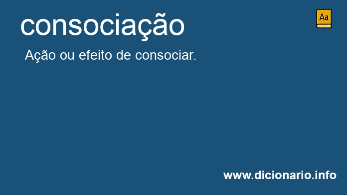 Significado de consociao