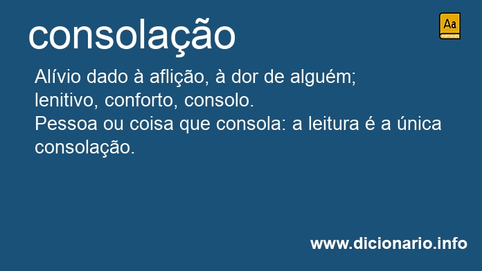 Significado de consolao