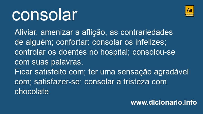 Significado de consolarei