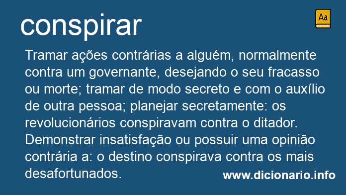 Significado de conspiram