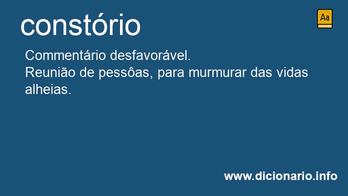 Significado de constrio