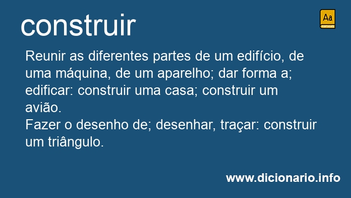 Significado de construas