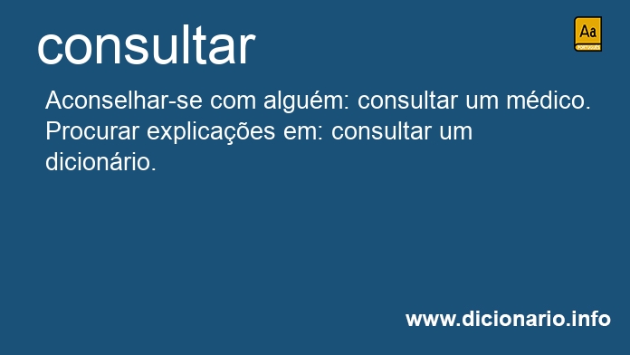 Significado de consultado