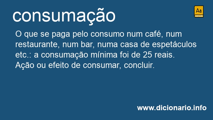 Significado de consumao