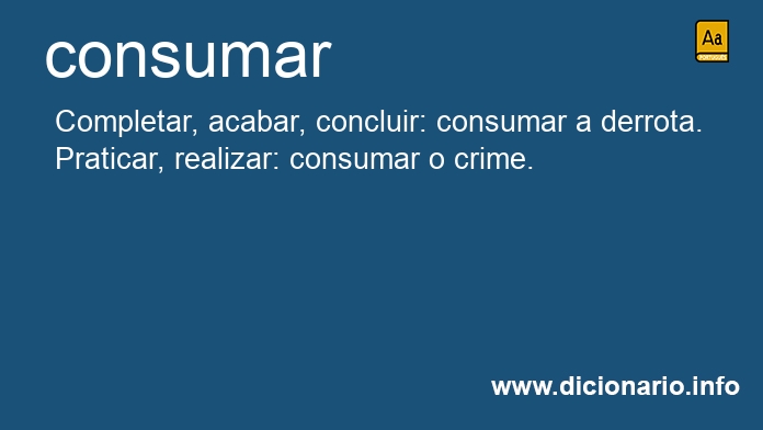 Significado de consumaram