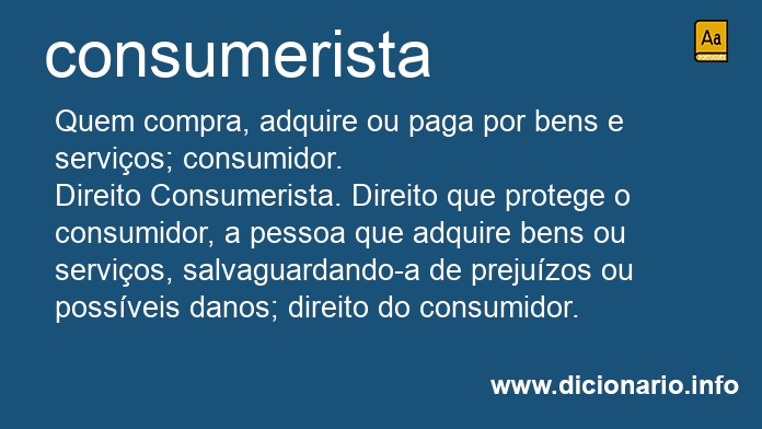 Significado de consumerista