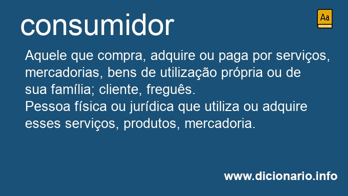 Significado de consumidor