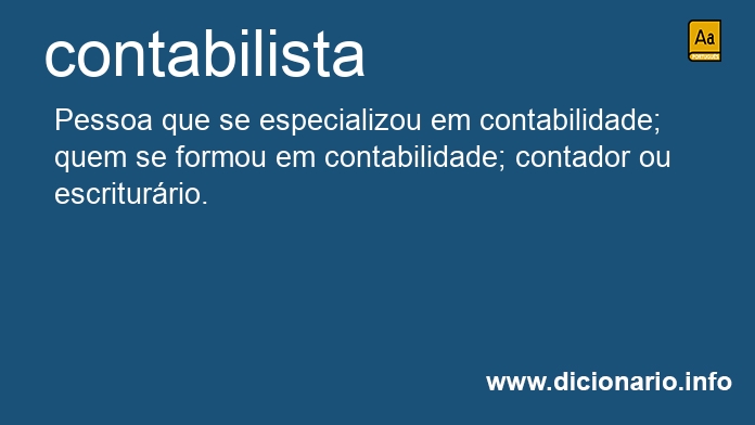 Significado de contabilista