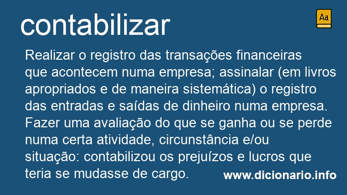 Significado de contabilizveis