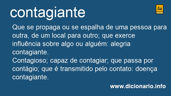 Significado de contagiante