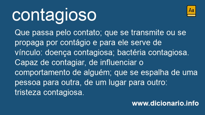 Significado de contagiosos