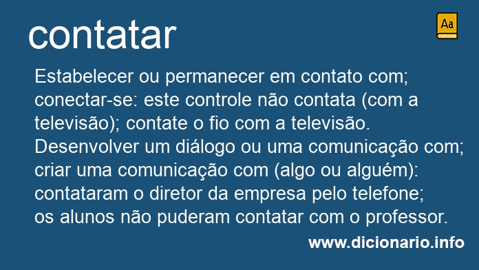 Significado de contatvamos