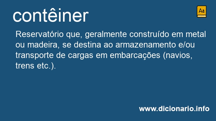 Significado de contineres