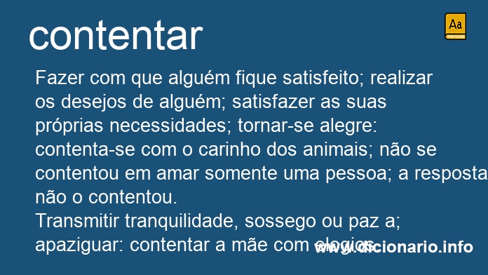 Significado de contenta