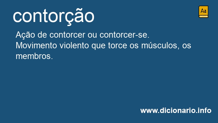 Significado de contor��es