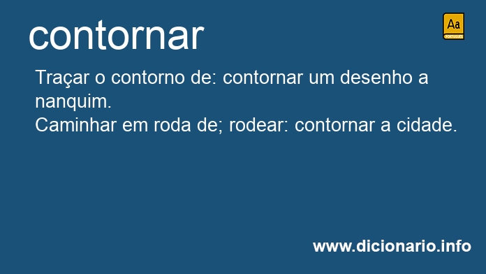 Significado de contornado