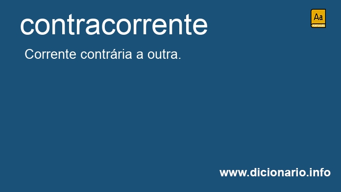 Significado de contracorrentes