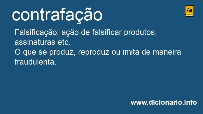 Significado de contrafaes