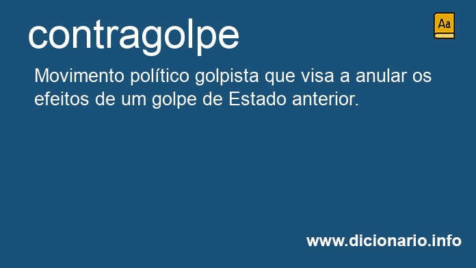 Significado de contragolpe