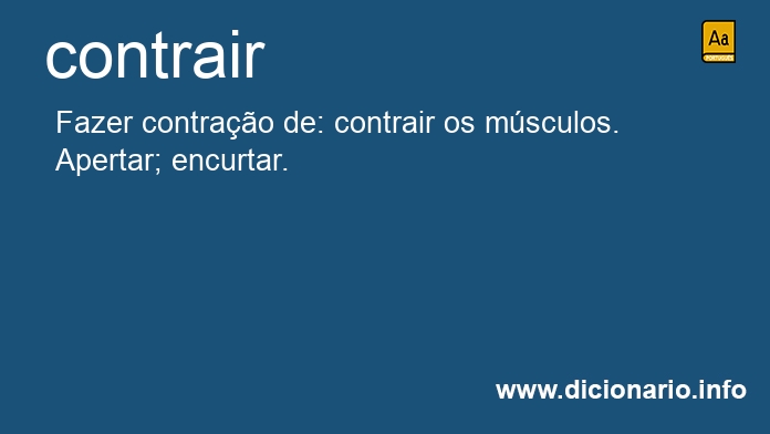 Significado de contraia