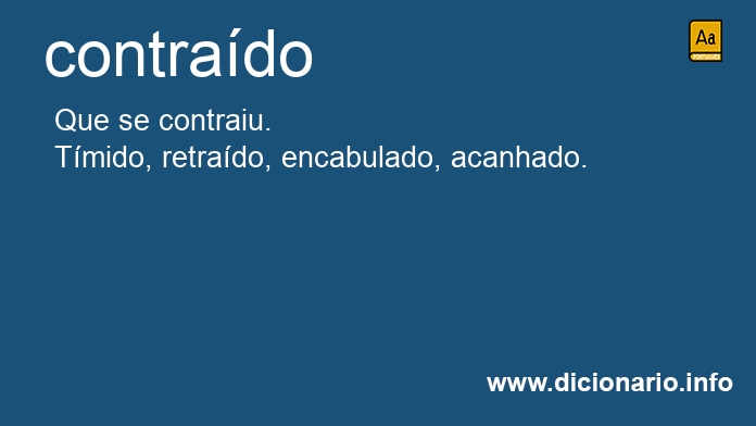 Significado de contrado
