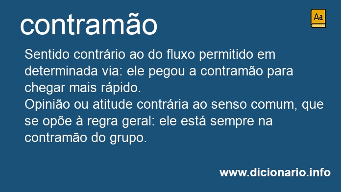 Significado de contramo