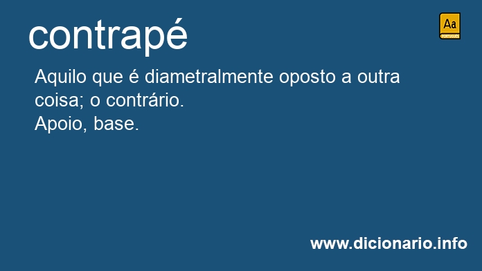 Significado de contrap